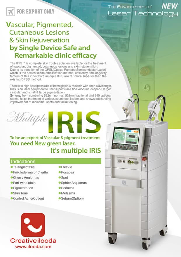 Cévní laser IRIS 532nm